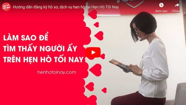 Hướng dẫn đăng ký dịch vụ hẹn hò của Hẹn Hò Tối Nay